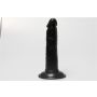 Rocket john 7,5 inch black realistic dildo 7,5 inch / 19 cm - 2