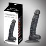 Grube dildo penis realistyczne przyssawka 21 cm - 3