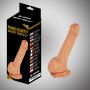 Długie duże dildo z przyssawką realistyczne 21cm - 5