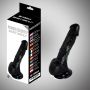 Rocket john black dildo 8,2 inch 21 cm - 3