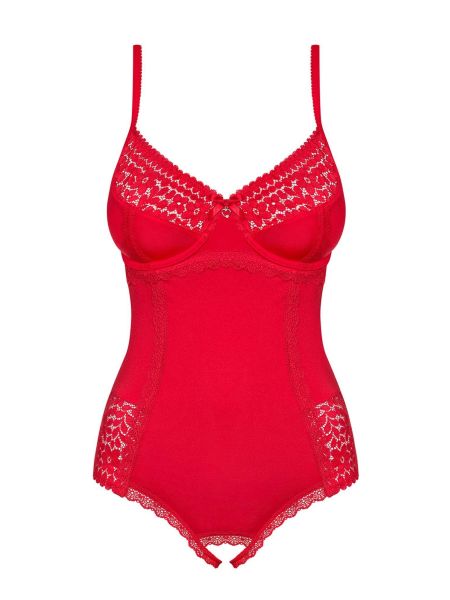 Pikantne body otwarty krok koronka Jolierose S/M - 3