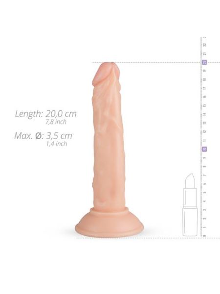 Dildo realistyczny członek z przyssawką 20cm - 4