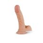 Dildo realistyczne penis z przyssawką jądrami 22cm - 2