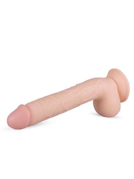 Realistyczne elastyczne żylaste dildo z przyssawką - 3