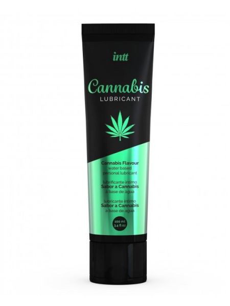 Smakowy nawilżający żel lubrykant 100 ml cannabis