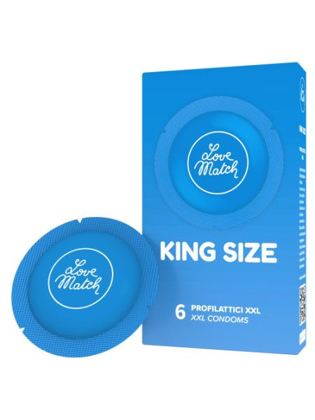 Prezerwatywy DUŻE Love Match King Size XXL