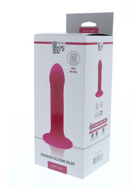 SOLID LOVE PREMIUM DILDO 7INCH, PINK - 2