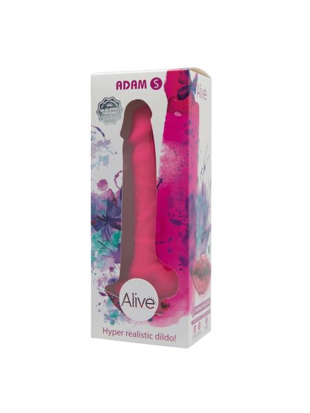 Dildo z mocną przyssawką realistyczny penis 18cm - 2