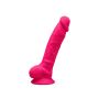 Dildo z mocną przyssawką realistyczny penis 18cm - 2