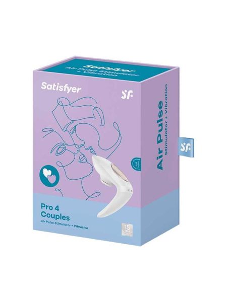 Satisfyer Pro 4 Couples Stymulator sex masażer falami powietrza - 7